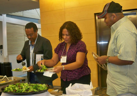Robert Crutchfield, Johnna Christian, and Rob Brunson