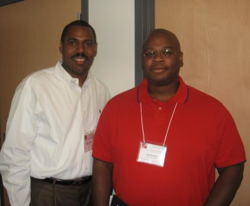 Shaun Gabbidon and Eric Stewart