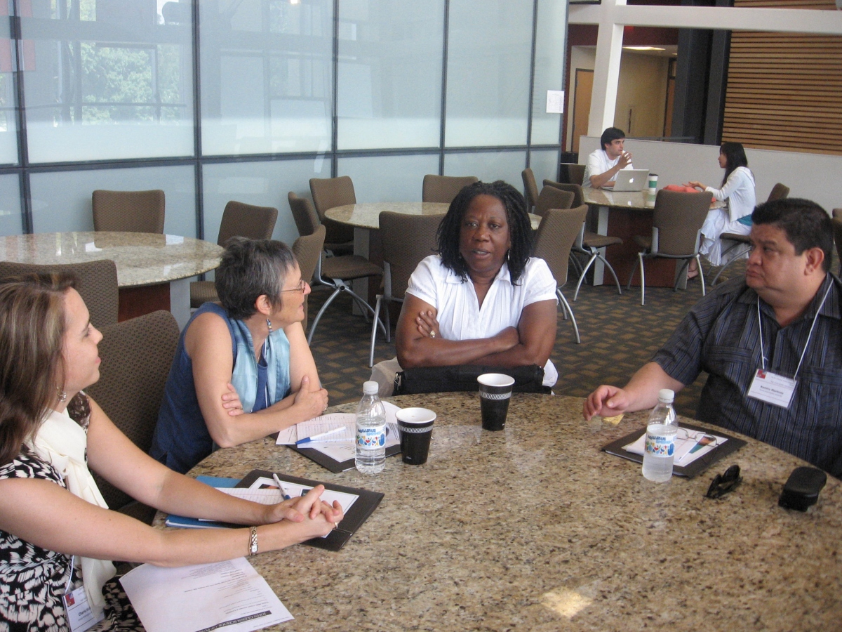 From L to R: Charis Kubrin, Marjorie Zatz, Pat White and Ramiro Martinez