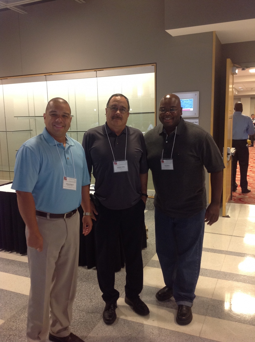 L to R: Anthony Peguero, Avelardo Valdez, and Eric Stewart
