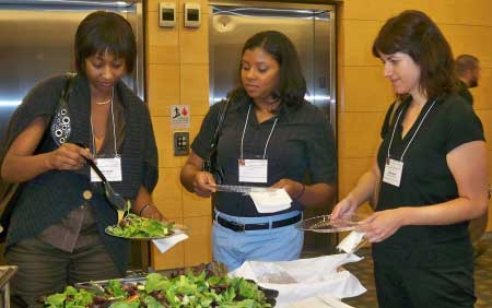 Valerie Wright, Heather Washington, and Diana Karafin