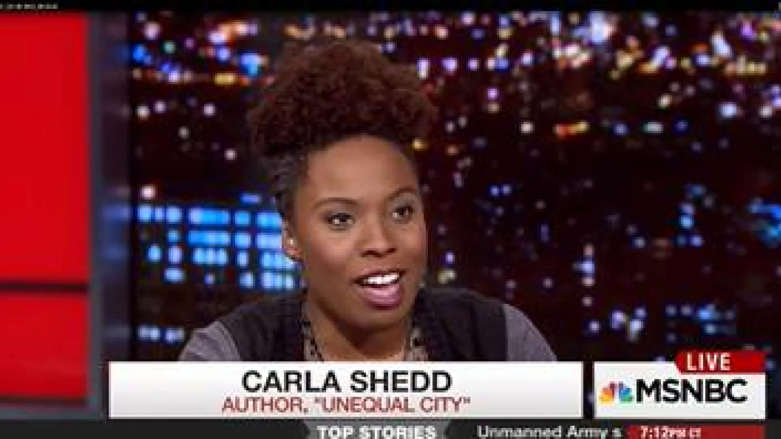 Carla Shedd Recently Featured on the Chris Hayes Show