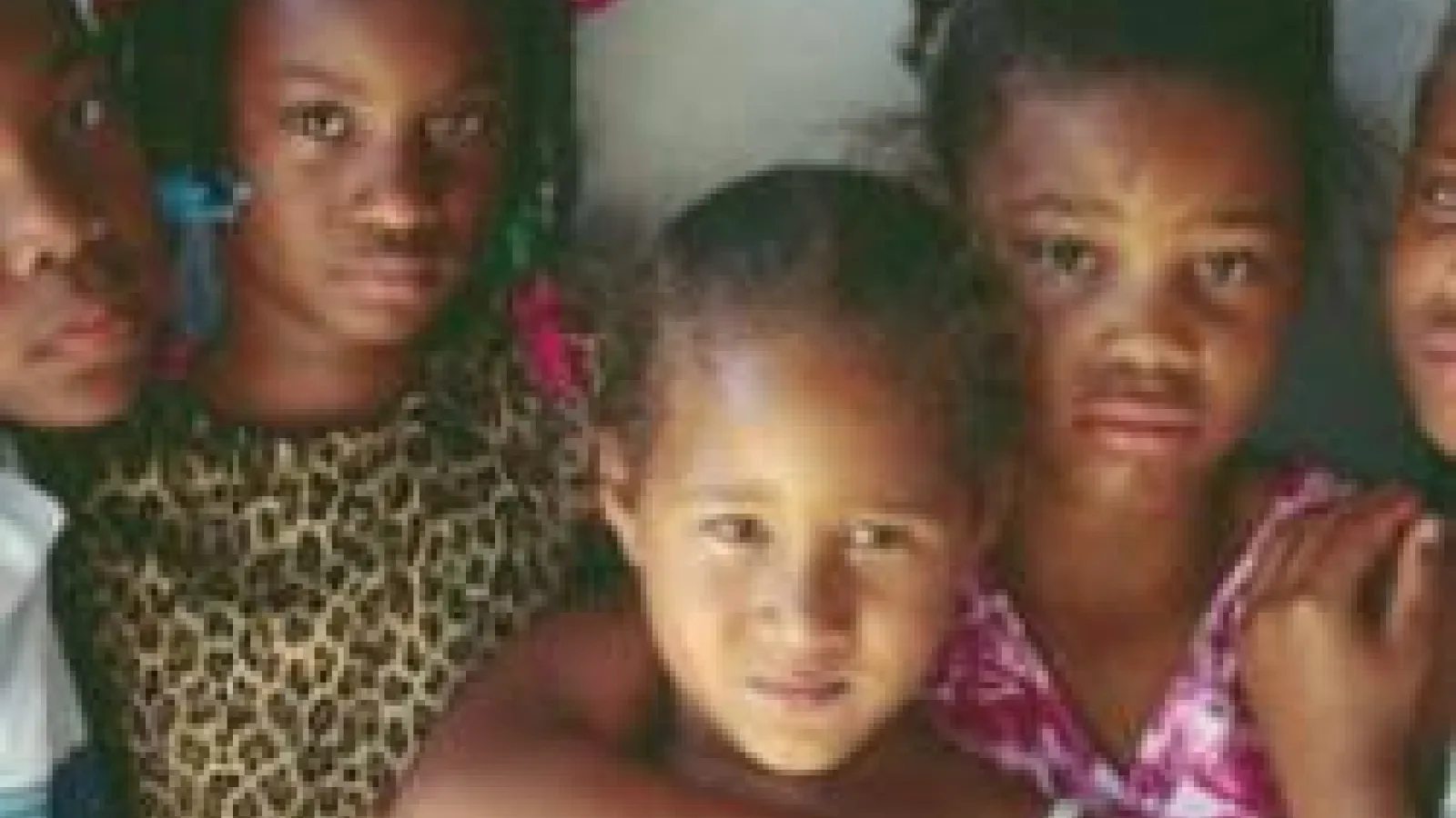 three African American children