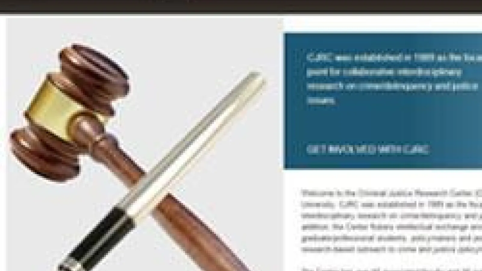 CJRC Pen and Gavel