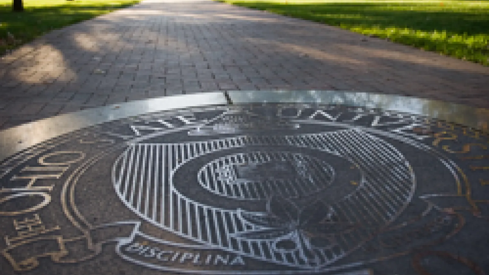 Ohio State seal on the Oval