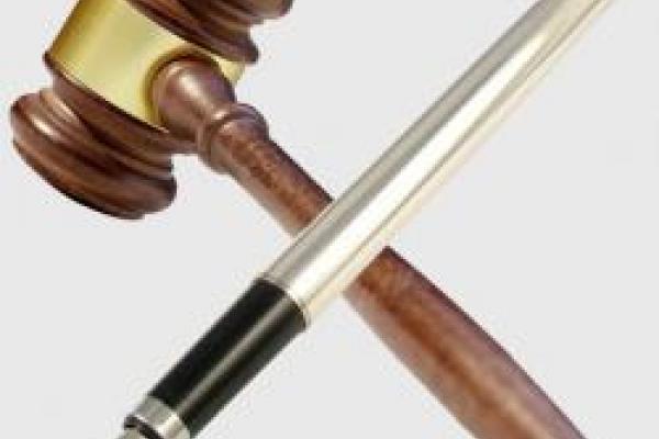 Pen and gavel